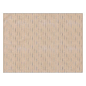 ヴィンテージ桃エレガントと銀ストライプの灰色 テーブルクロス (正面(横))