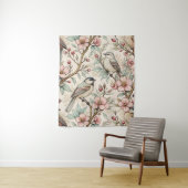 ヴィンテージ桜さくらんぼブロッサム&バードエステティック2 タペストリー (インサイチュ)