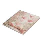 ヴィンテージ桜折り紙の静けさ (1) タイル (側面)