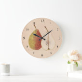 ヴィンテージ梨の壁時計 ラージ壁時計 (ホーム)