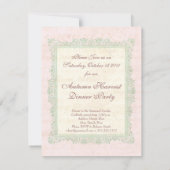 ヴィンテージ梨オータムハーベストディナーパーティー 招待状 (裏面)