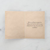 ヴィンテージ梨グリーティングカード カード (内部)