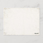 ヴィンテージ梨ソープ付きポストカードプリント ポストカード (裏面)