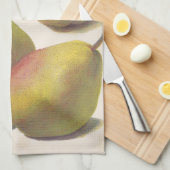 ヴィンテージ梨図解入りの、写真付きの5 キッチンタオル (四つ折り)