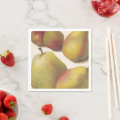 ヴィンテージ梨図解入りの、写真付きの5 スタンダードカクテルナプキン (インサイチュ)