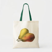 ヴィンテージ梨、オーガニック食品、熟した果実 トートバッグ (正面)