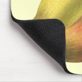 ヴィンテージ梨、オーガニック食品、熟した果実 マウスパッド (コーナー)