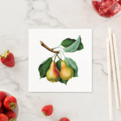 ヴィンテージ梨 スタンダードカクテルナプキン (インサイチュ)