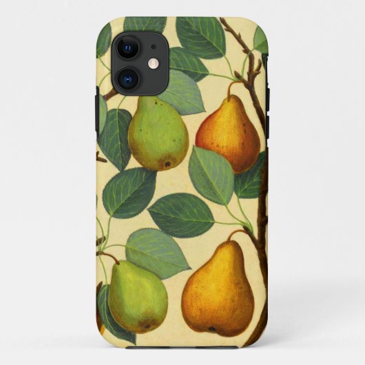 ヴィンテージ梨 Case-Mate iPhoneケース (裏面)