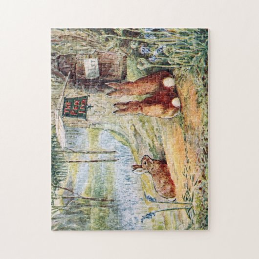 ヴィンテージ森のかわいいウサギたち3 ジグソーパズル (縦)