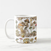 ヴィンテージ森林キノコ コーヒーマグカップ (左)