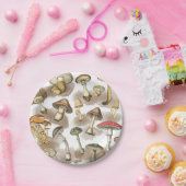 ヴィンテージ森林キノコ ペーパープレート (パーティー)