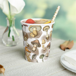 ヴィンテージ森林キノコ 紙コップ