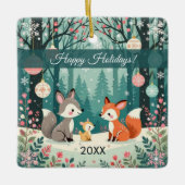 ヴィンテージ森林林 セラミックオーナメント (正面)