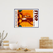 ヴィンテージ森林火災防止WPAポスター ポスター (キッチン)