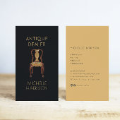 ヴィンテージ椅子アンティークディーラーインテリア設計者 名刺