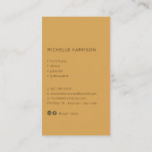 ヴィンテージ椅子アンティークディーラーインテリア設計者 名刺 (裏面)