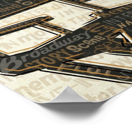 ヴィンテージ椅子 ポスター (角)