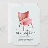 ヴィンテージ椅子|引っ越し祝いパーティーパーティの招待状 招待状 (正面)