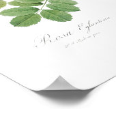 ヴィンテージ植物イエローローズポスター ポスター (角)