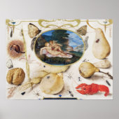 ヴィンテージ植物イラストレーションポスター ポスター (正面)