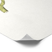 ヴィンテージ植物イラストレーションポスター ポスター (角)