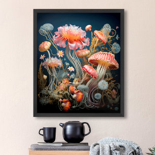 ヴィンテージ植物イラストレーションレトロアンティーク ポスター