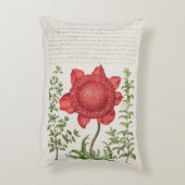 ヴィンテージ植物イラストレーション アクセントクッション (裏面(縦))