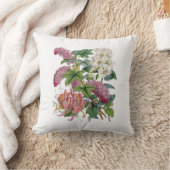 ヴィンテージ植物イラストレーション クッション (ブランケット)