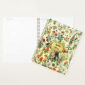 ヴィンテージ植物イラストレーション プランナー手帳 (ディスプレー)