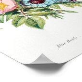 ヴィンテージ植物イラストレーション ポスター (角)