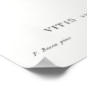 ヴィンテージ植物イラストレーション ポスター (角)