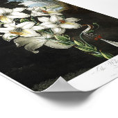 ヴィンテージ植物イラストレーション ポスター (角)