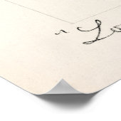 ヴィンテージ植物イラストレーション ポスター (角)