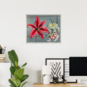 ヴィンテージ植物イラストレーション ポスター (ホームオフィス)