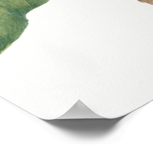 ヴィンテージ植物イラストレーション ポスター (角)