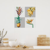 ヴィンテージ植物イラストレーション ポスター (キッチン)