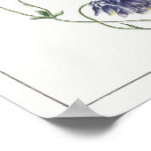 ヴィンテージ植物イラストレーション ポスター (角)