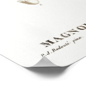 ヴィンテージ植物イラストレーション ポスター (角)