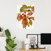 ヴィンテージ植物イラストレーション ポスター (ホームオフィス)