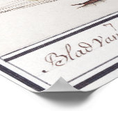 ヴィンテージ植物イラストレーション ポスター (角)