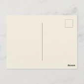 ヴィンテージ植物イラストレーション ポストカード (裏面)