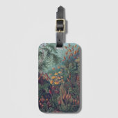 ヴィンテージ植物イラストレーション ラゲッジタグ (正面縦)