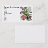 ヴィンテージ植物イラストレーション 名刺 (正面/裏面)