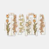 ヴィンテージ植物イラスト 素朴 フェイバーボックス (折り畳みなし)