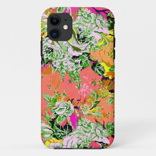 ヴィンテージ植物フラワー Case-Mate iPhoneケース (裏面)