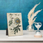 ヴィンテージ植物フローラパッションフラワー フォトプラーク (側面)