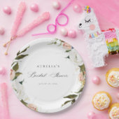 ヴィンテージ植物フローラブライダルシャワー ペーパープレート (パーティー)