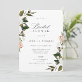 ヴィンテージ植物フローラブライダルシャワー 招待状 (スタンド正面)