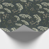 ヴィンテージ植物プリント包装紙 ラッピングペーパー (角)